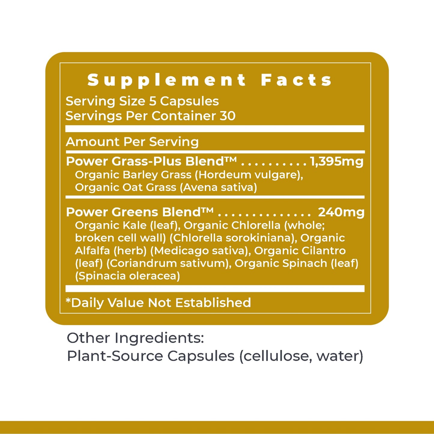 Premier Greens Capsules | Premier Research Labs โ Super Greens, Kale & Chlorella | 150 Vegetarian Capsules
