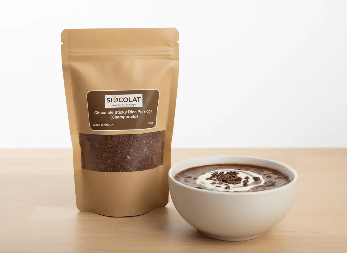 Siocolat No Added Sugar Champorado Chocolate Rice Porridge (Filipino Champorado)