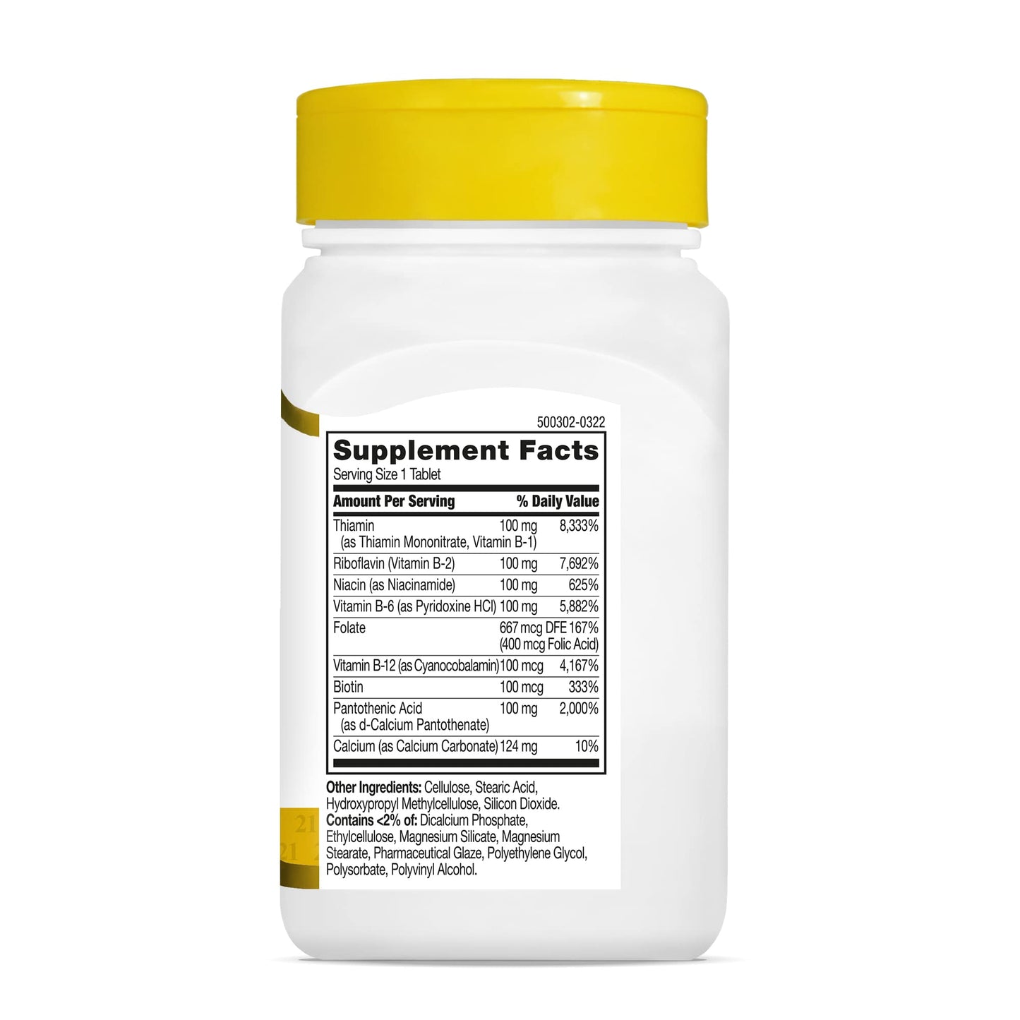21st Century B 100 Complex Prolonged Release Caplets โ 60 Count (Pack of 1)
