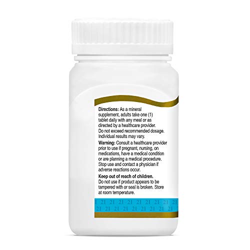 21st Century Iron 27 mg Ferrous Gluconate Tablets โ 110 Count | Gluten Free