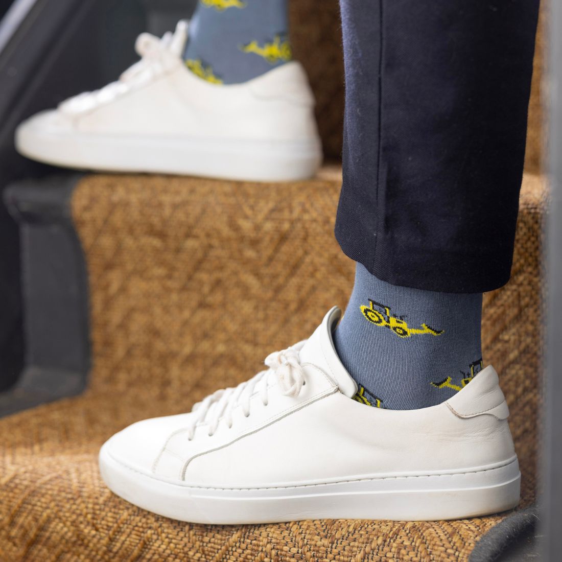 Yellow Digger Bamboo Socks
