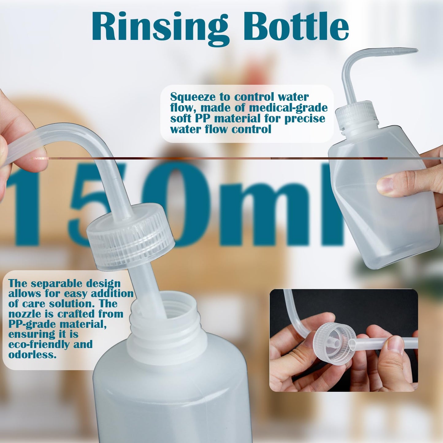 2in1 Hard Contact Lens Cleaning Tray Kit โ RGP Lens Care, Storage & Cleaning Solution 150ml