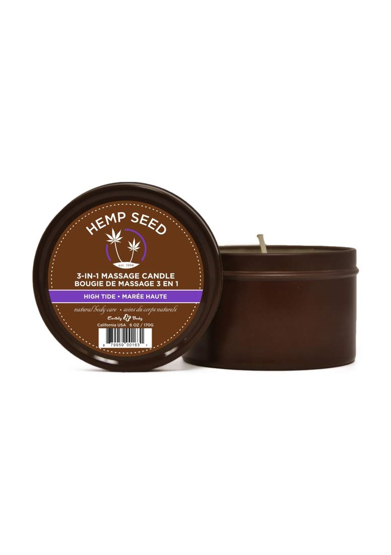 3-in-1 Massage Candle โ High Tide, 6 oz | Coconut, Apricot & Soybean Oil
