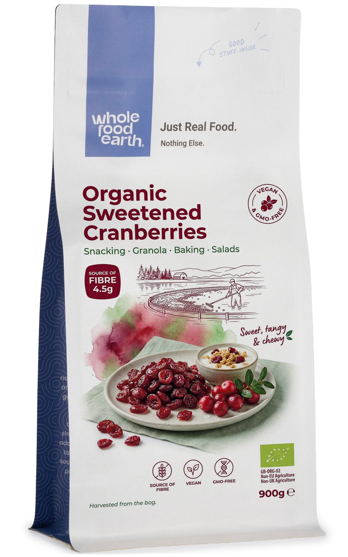 Organic Sweetened Dried Cranberries