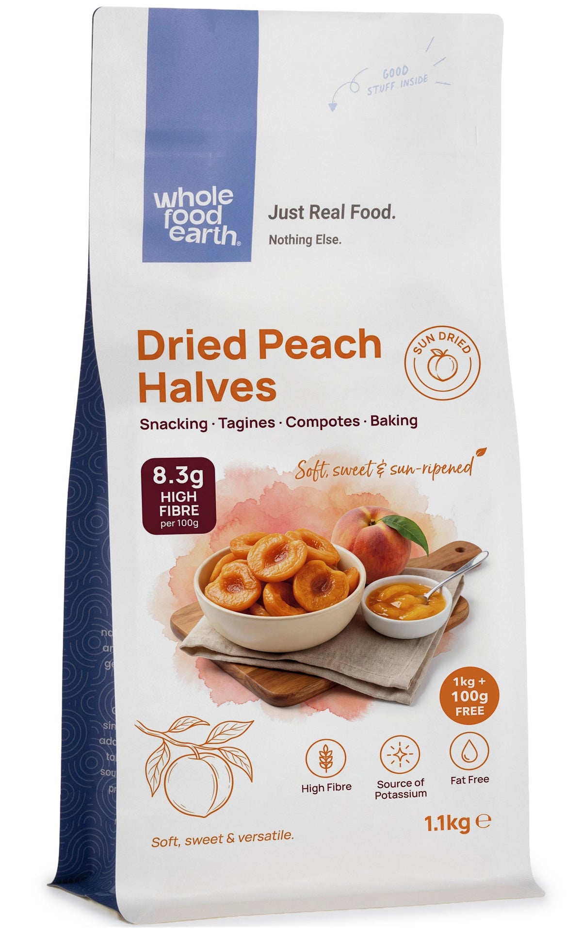 Dried Peach Halves