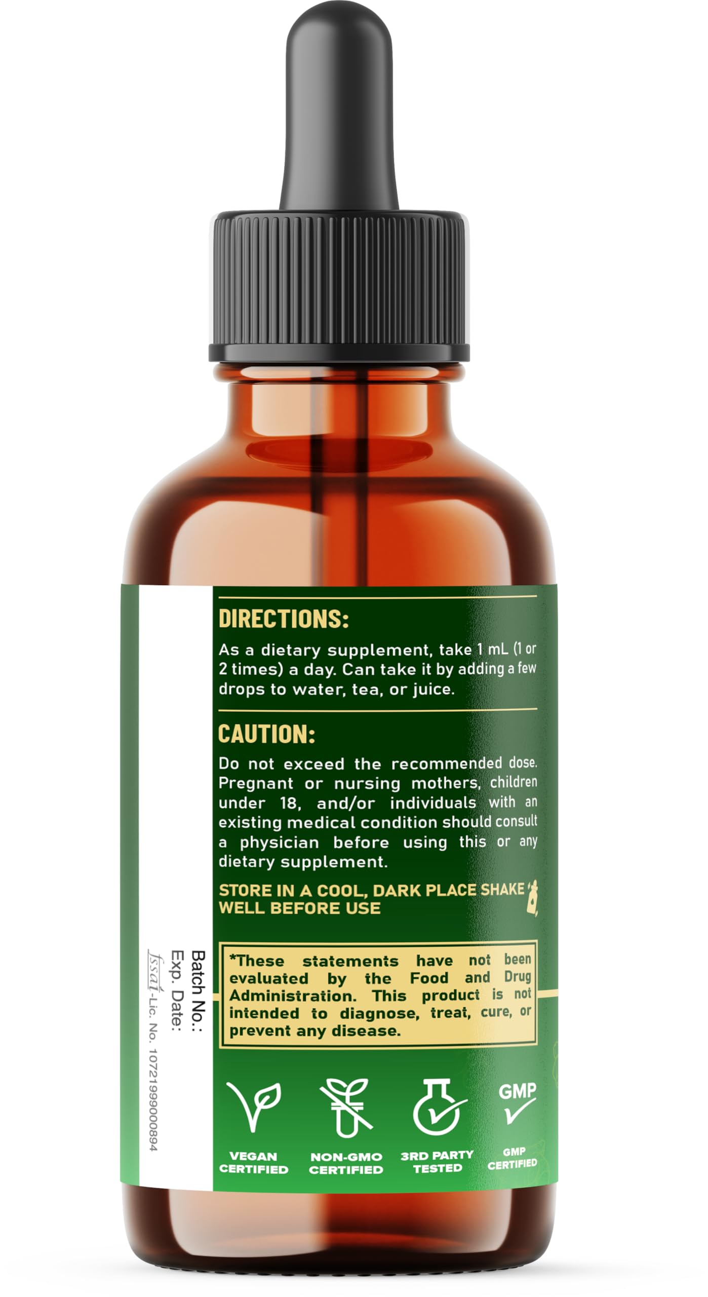 7in1 Liquid Turmeric Curcumin with D3 & K2 โ 30ml Drops (2 Pack)