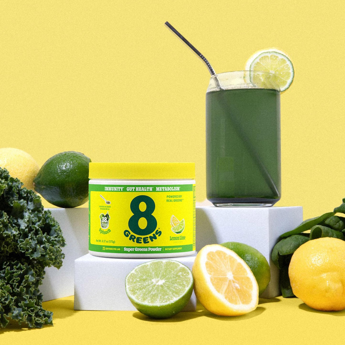 8Greens Super Greens Powder β Prebiotic & Probiotic Greens for Gut Health