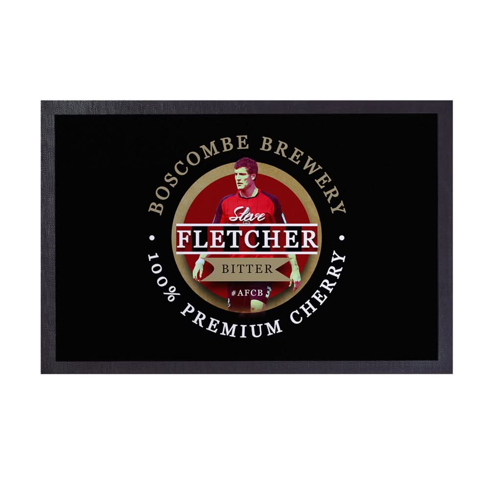 Bournemouth Steve Fletcher - Football Legends - Door Mat -60cm X 40cm
