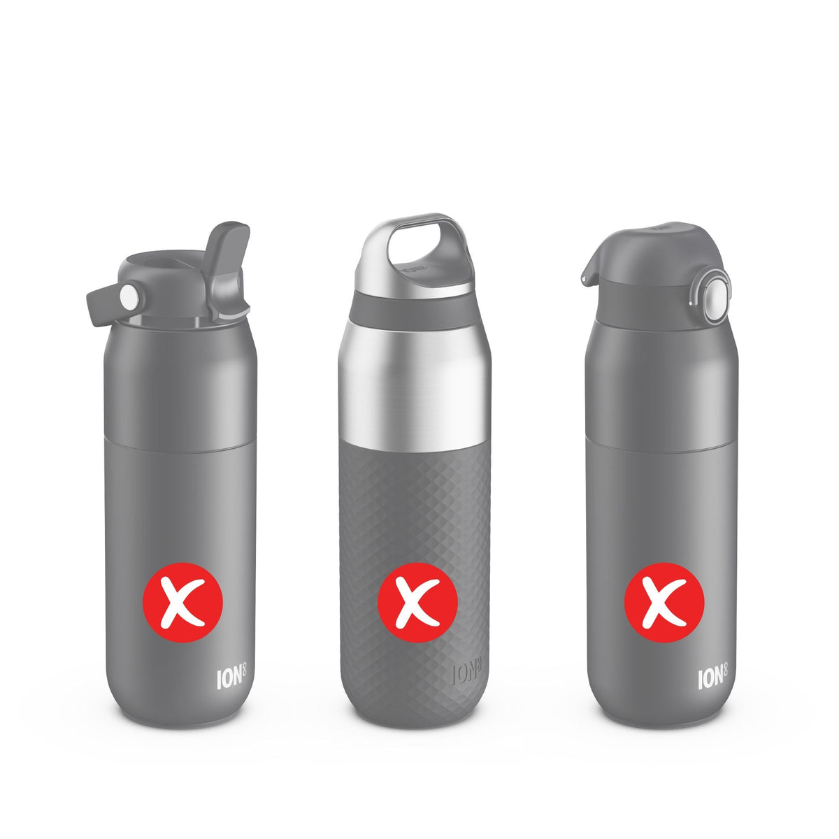 Leak Proof Water Bottle Accessory, Replacement Lid, Sonic Blue, Small / Medium