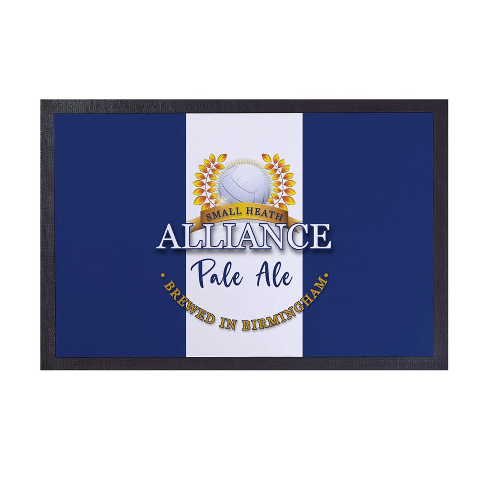 Birmingham Small Heath - Football Legends - Door Mat -60cm X 40cm
