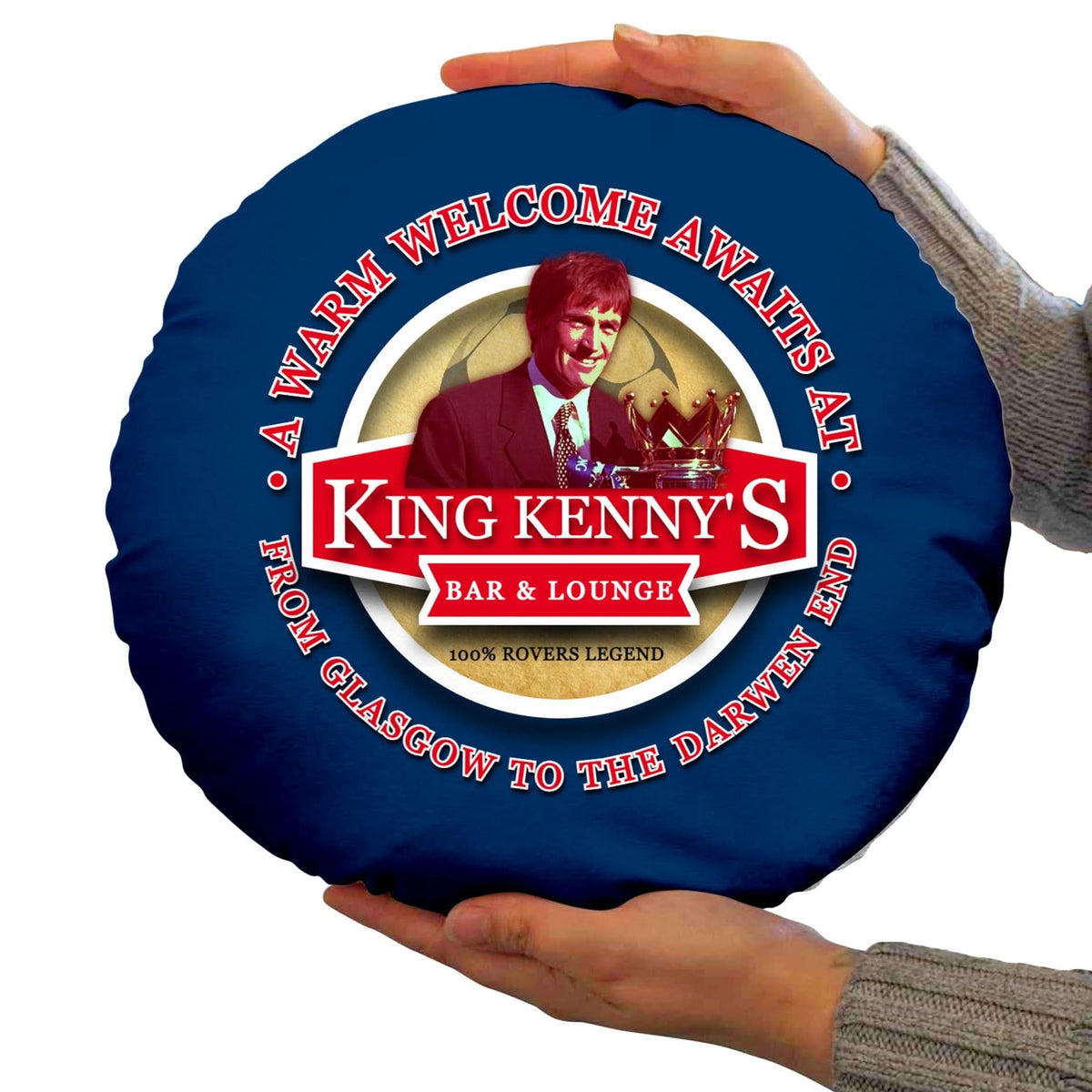 Blackburn Dalglish - Football Legends - Circle Cushion 14"