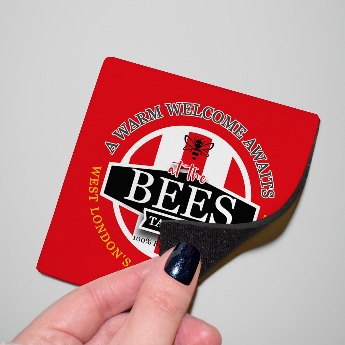 Brentford Bees - Football Coaster - Square Or Circle