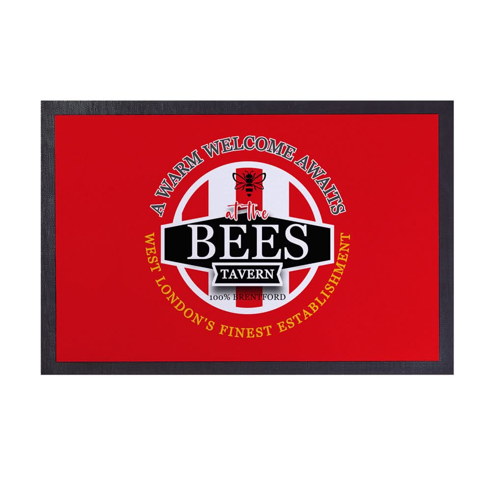 Brentford Bees - Football Legends - Door Mat -60cm X 40cm