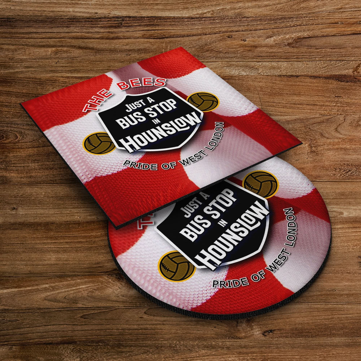 Brentford Bus Stop - Football Coaster - Square Or Circle