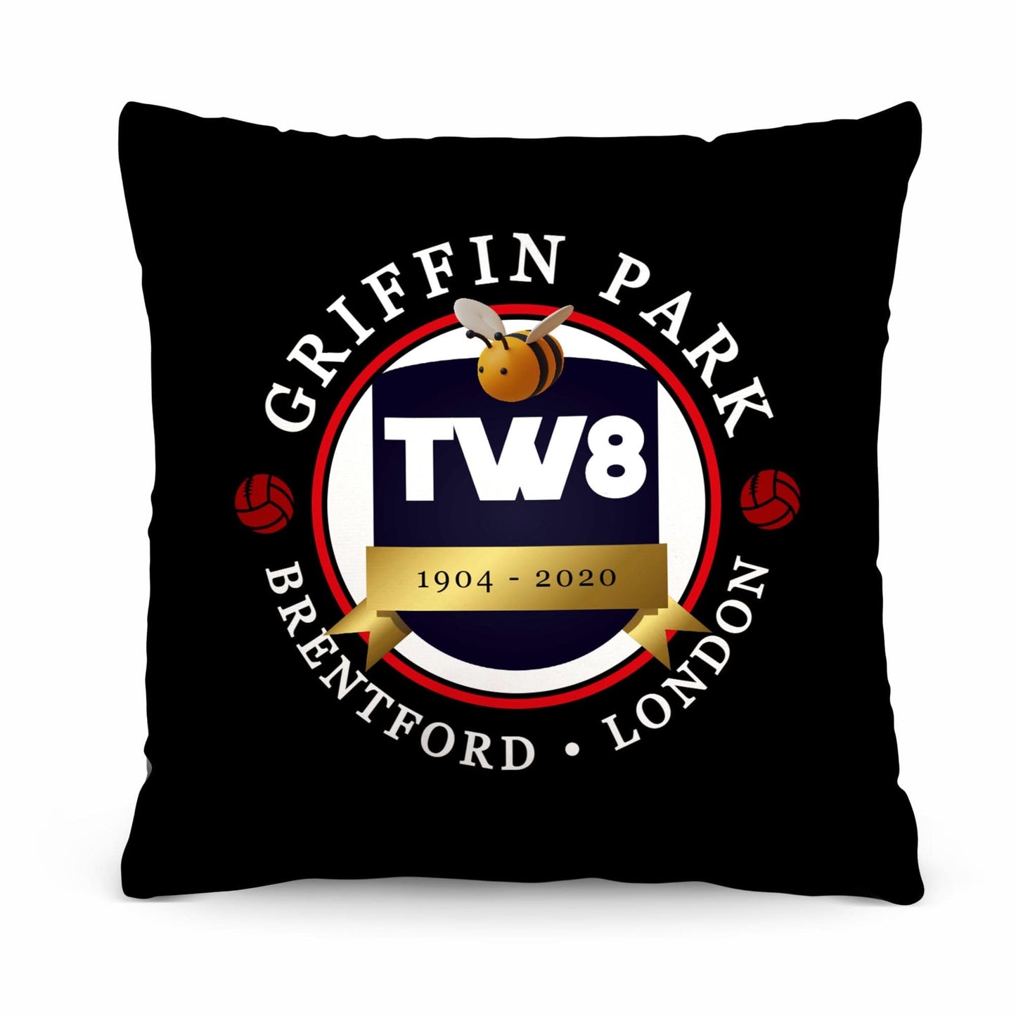 Brentford Griffin Park - Football Legends - Cushion 10"