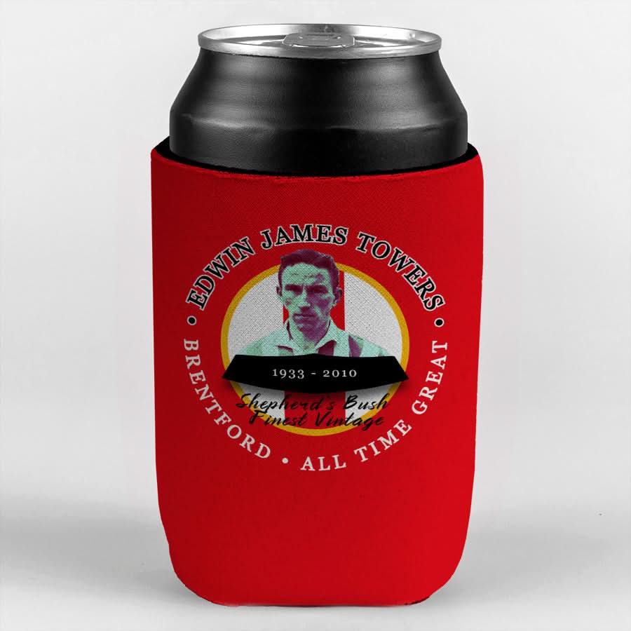 Brentford Jim Towers - Football Legends - Can Cooler