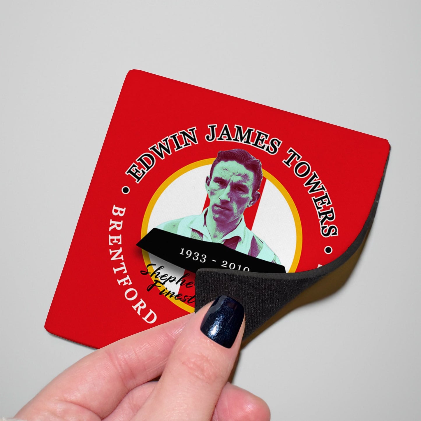 Brentford Jim Towers - Football Coaster - Square Or Circle