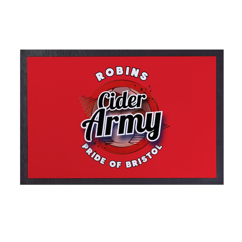 Bristol Cider Army - Football Legends - Door Mat -60cm X 40cm