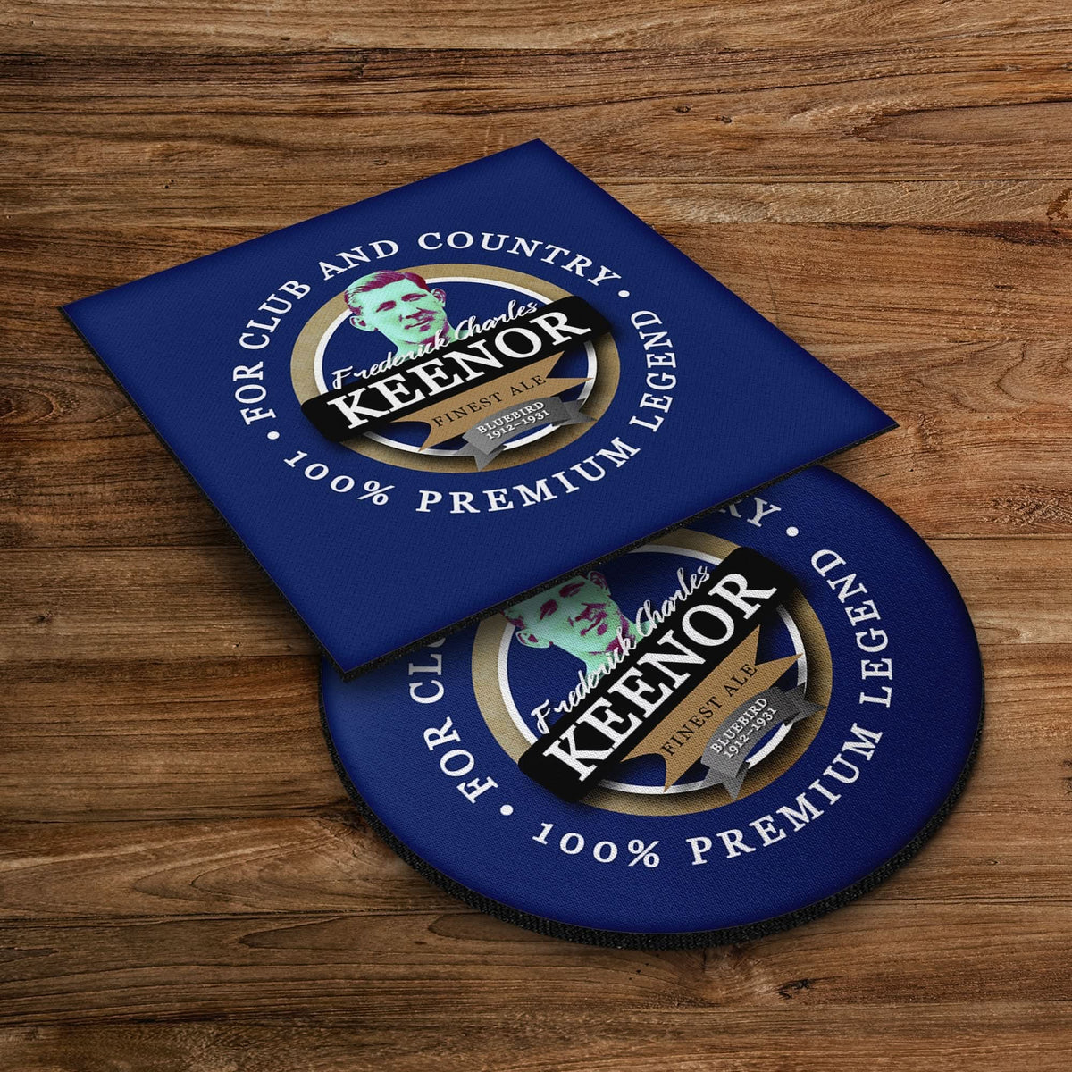 Cardiff Keenor - Football Coaster - Square Or Circle