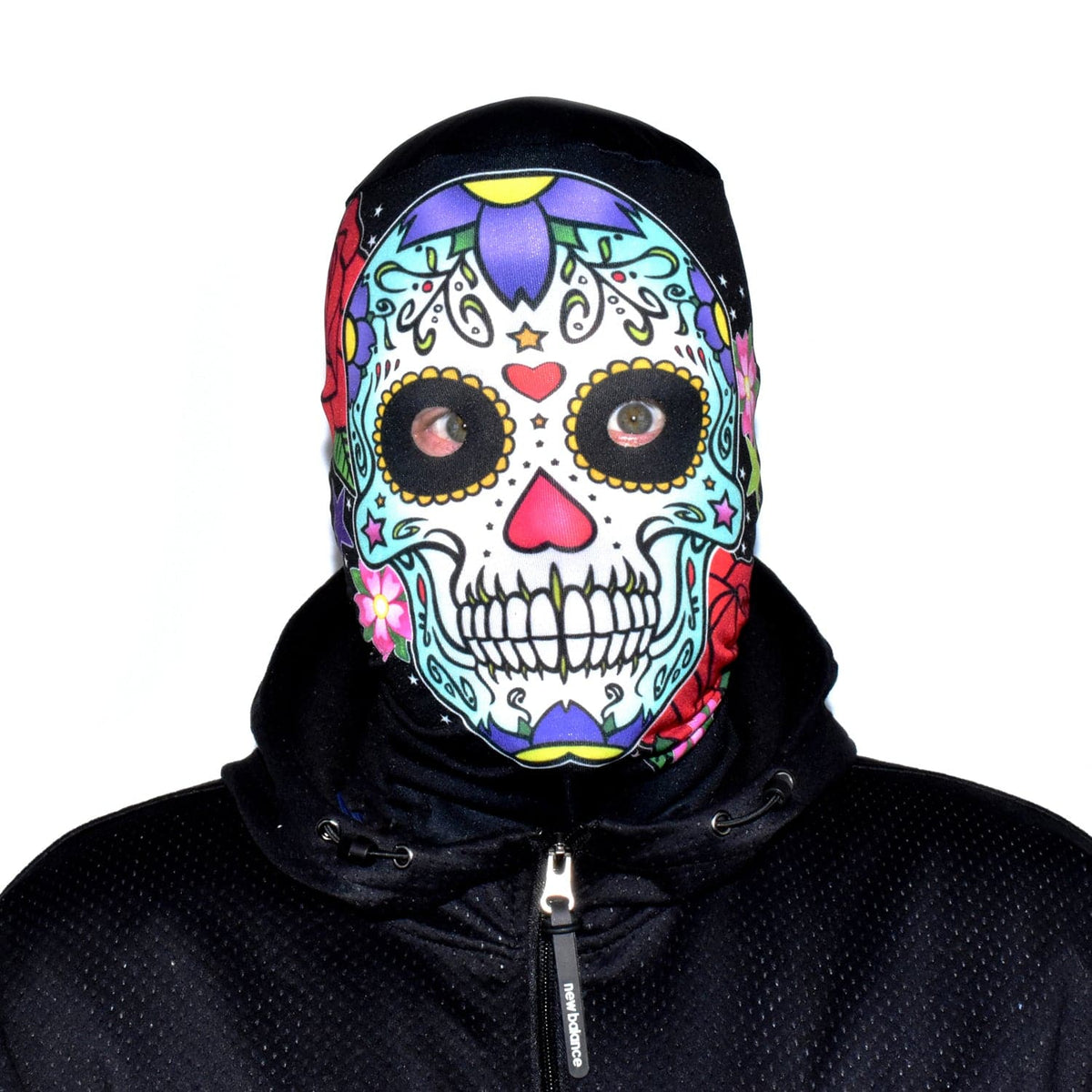 Candy Skull - Teal - Faceskin