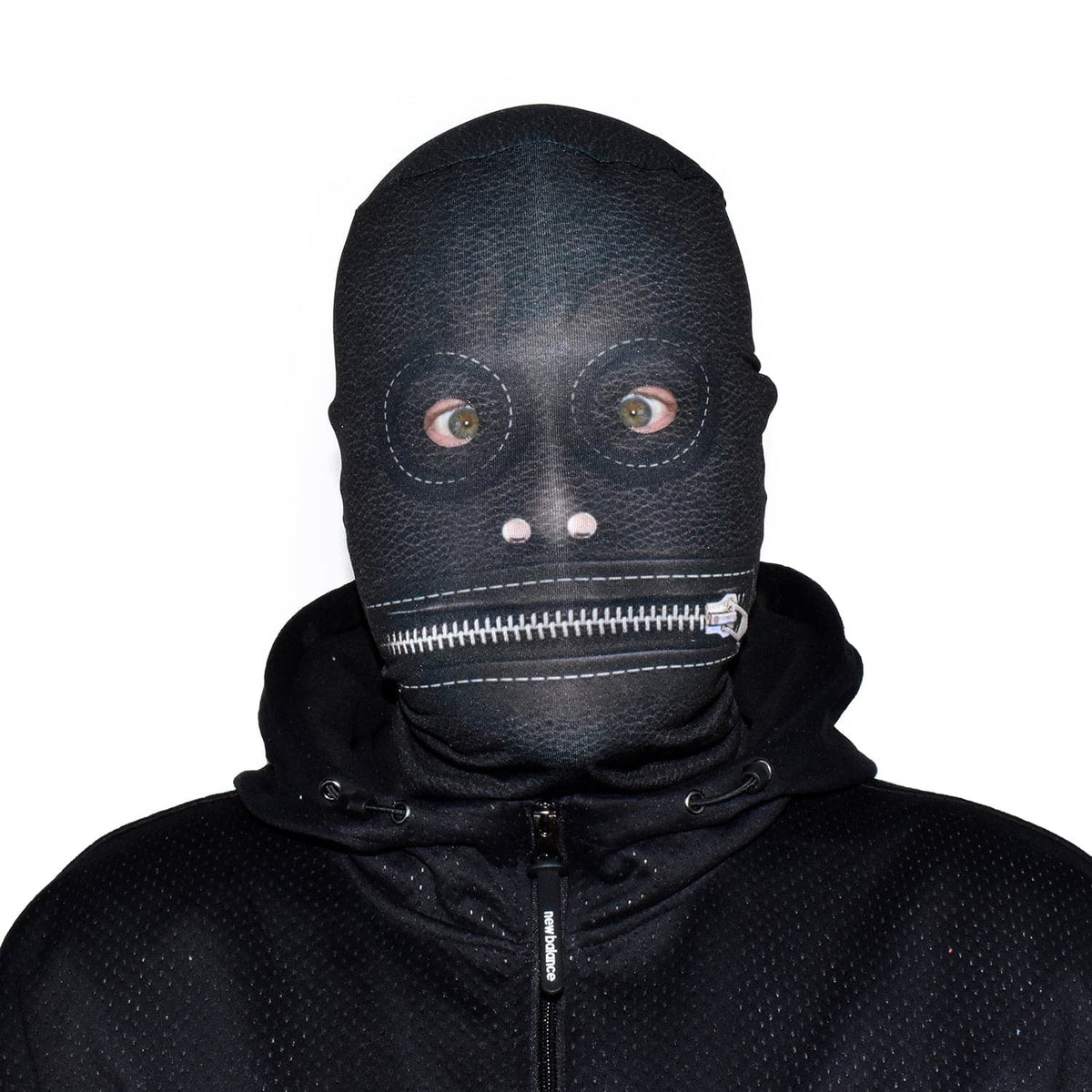 Zip Leather Mask - Faceskin