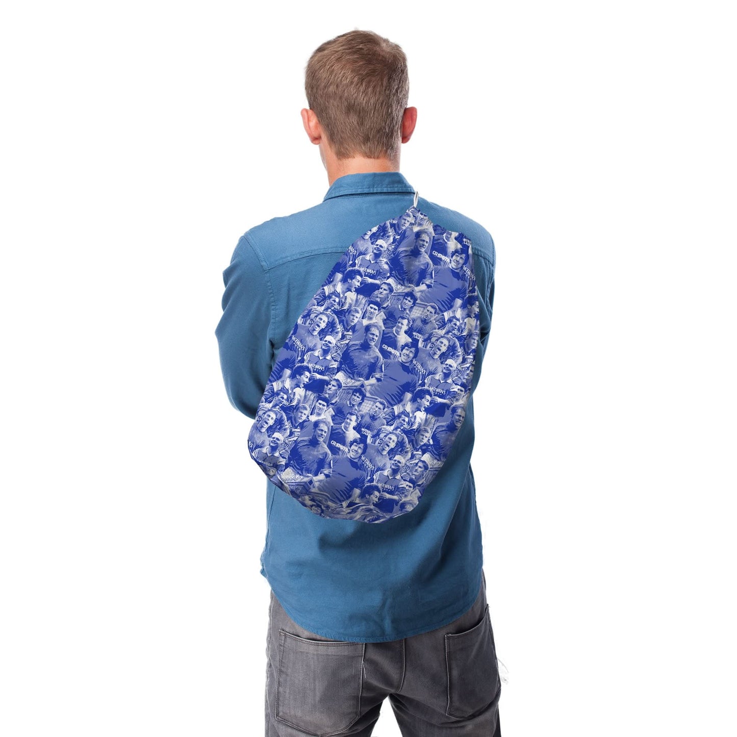 Totts Player Montage - Drawstring Duffle bag