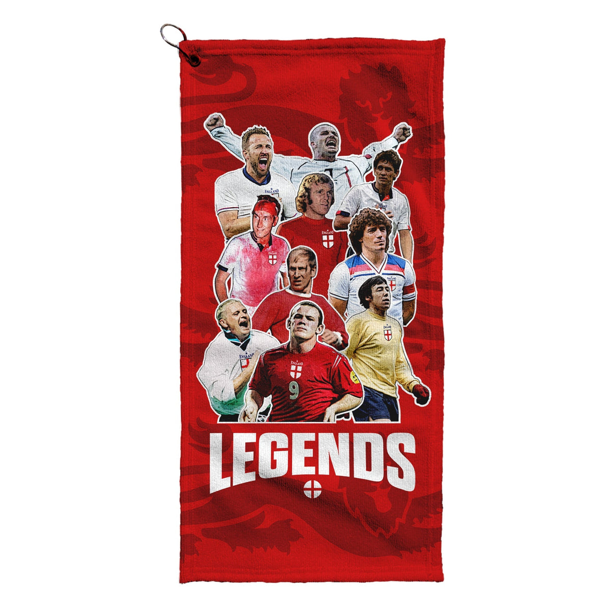 England Legend Montage - Golf Towel