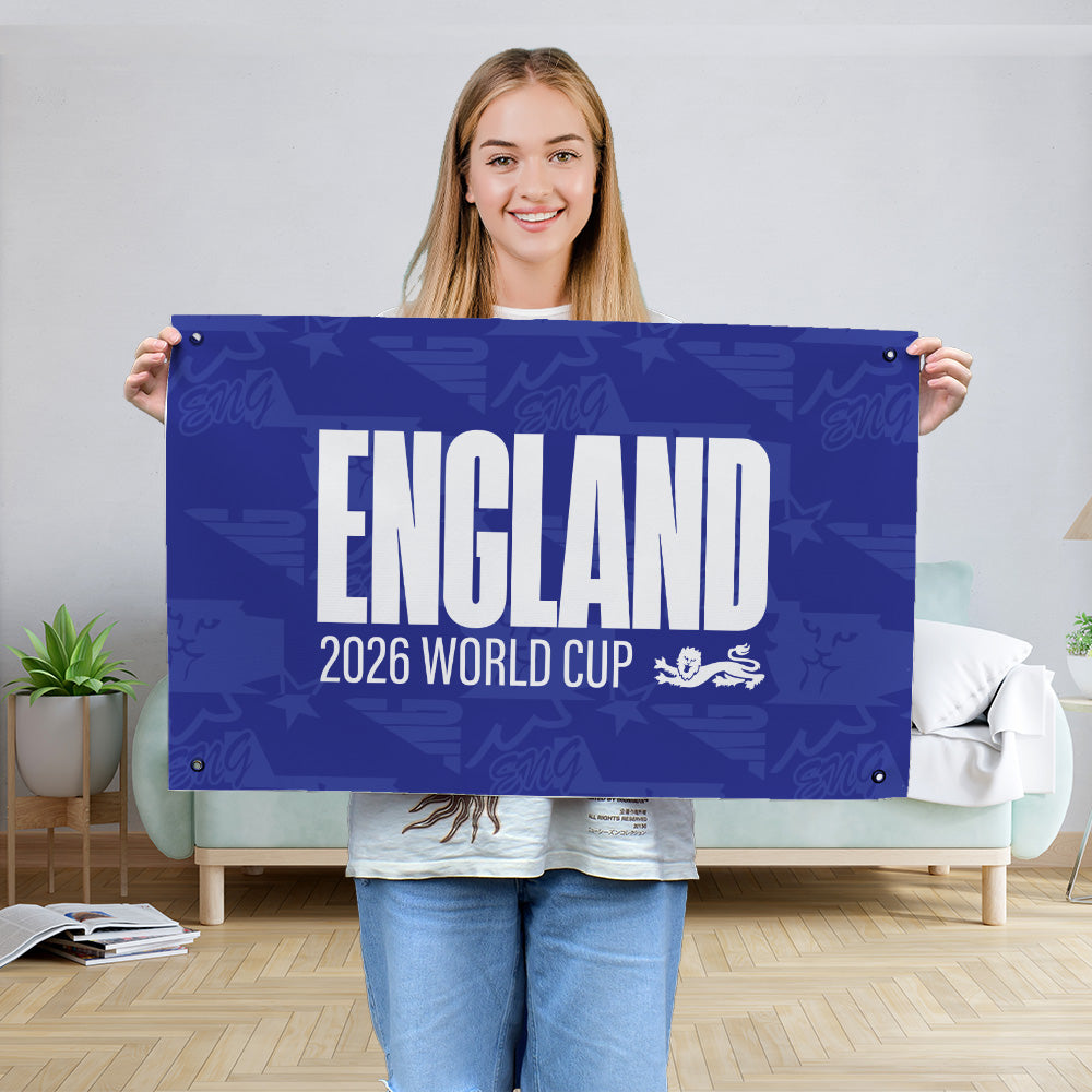 England - Blue - WC26 - Banner - 4 Sizes!