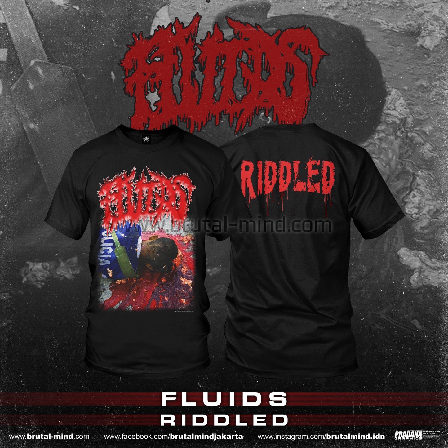 Fluids - Riddled T-Shirt