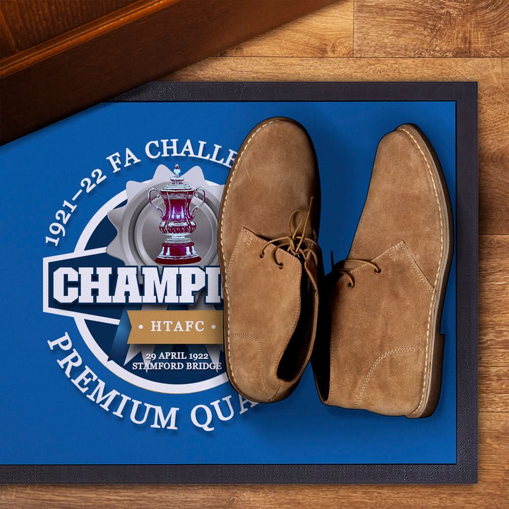 Huddersfield FA Cup - Football Legends - Door Mat -60cm X 40cm