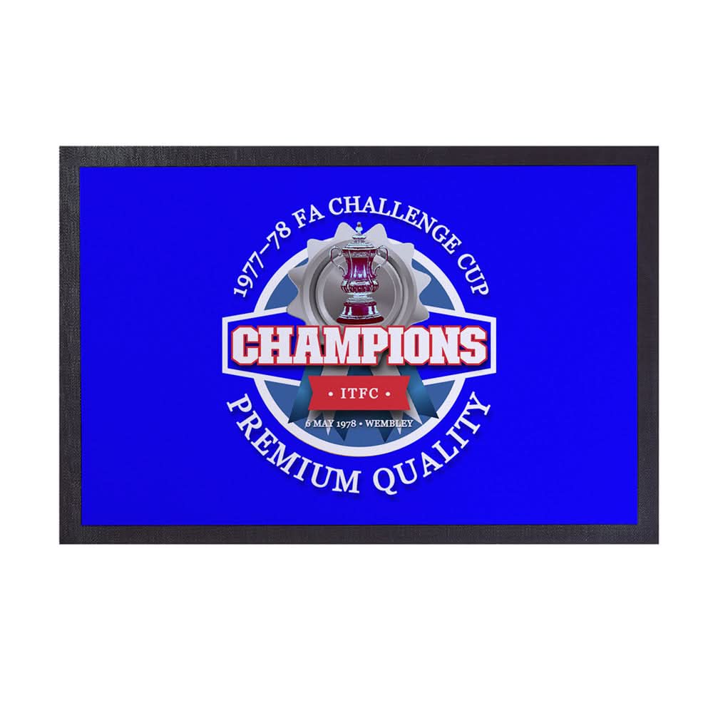 Ipswich FA Cup - Football Legends - Door Mat -60cm X 40cm
