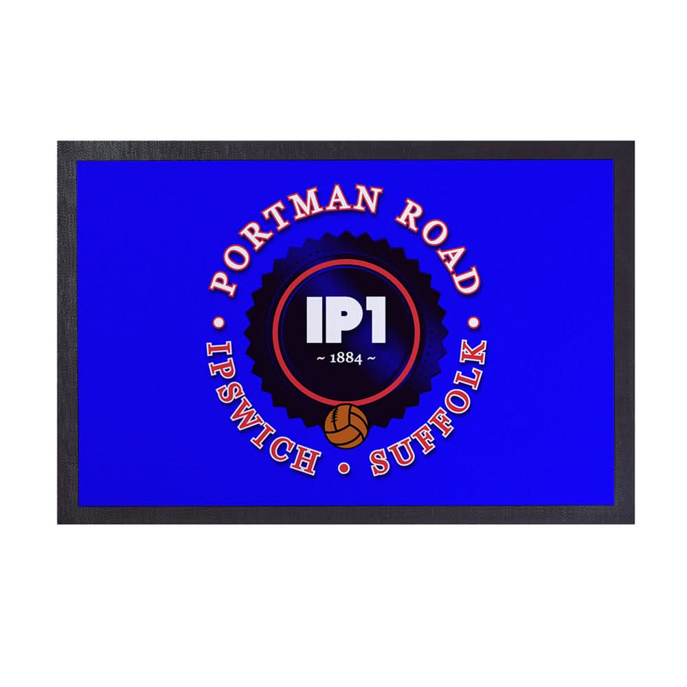 Ipswich Portman Road - Football Legends - Door Mat -60cm X 40cm