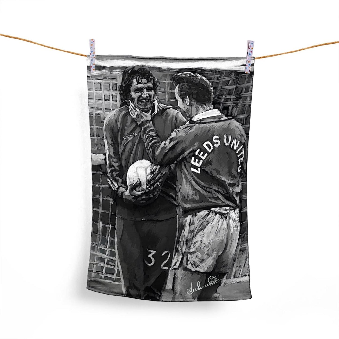 Lee Buccilli - Clough Choke - Microfibre Tea Towel