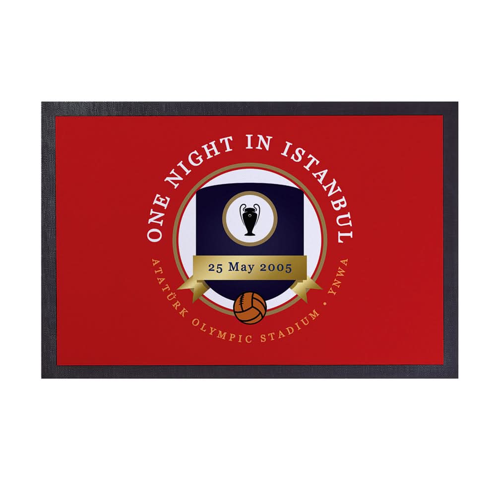 Liverpool Istanbul - Football Legends - Door Mat -60cm X 40cm