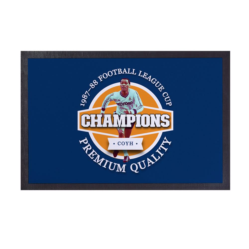 Luton League Cup - Football Legends - Door Mat -60cm X 40cm