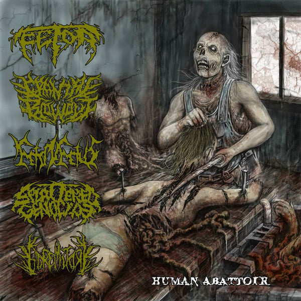 Fetor / Cranial Blowout / Feto In Fetus / Splattered Genocide / Goremitory - Human Abattoir
