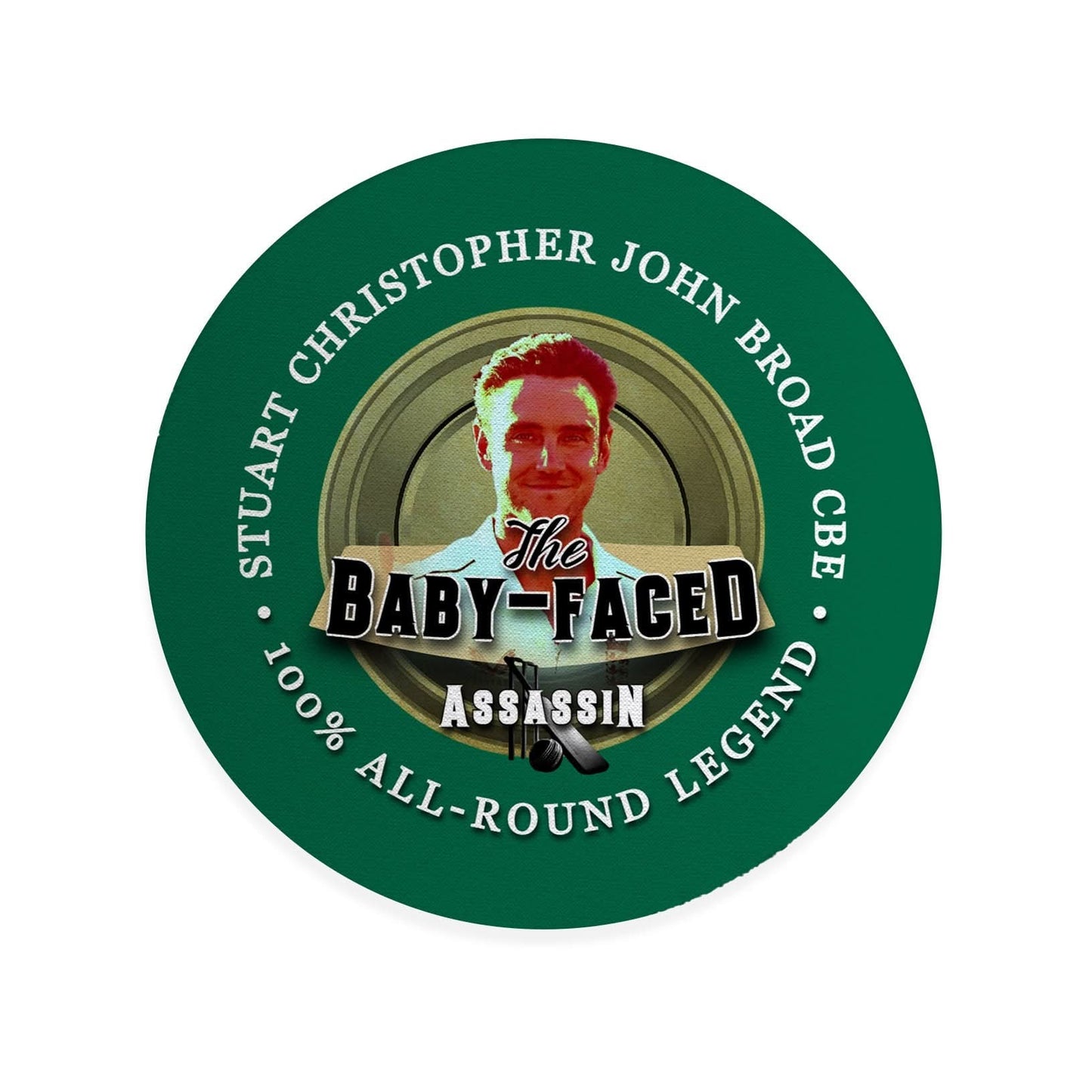 Nottinghamshire Baby Faced - Cricket Coaster - Circle or Square