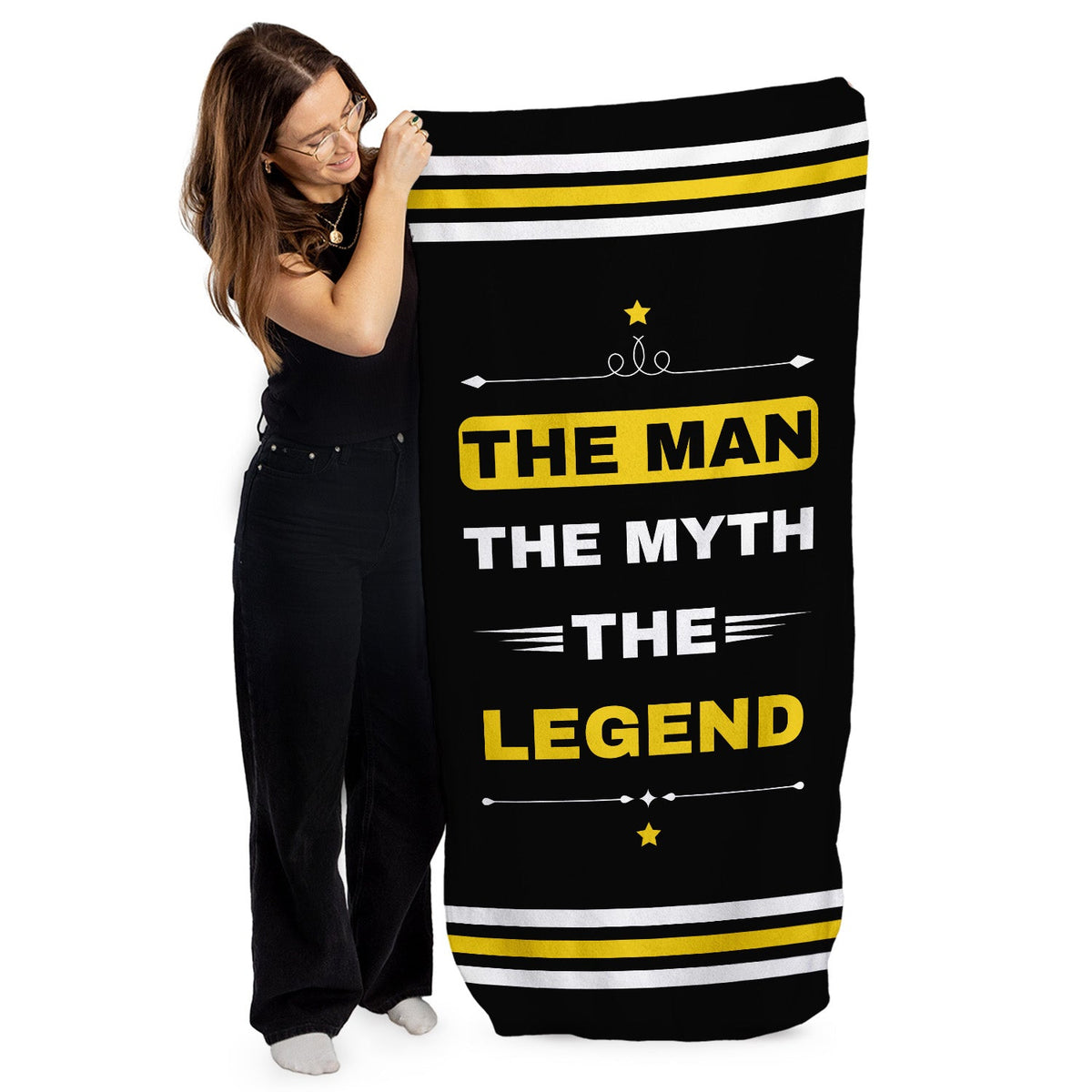 The Man, Myth, Legend - Beach Towel