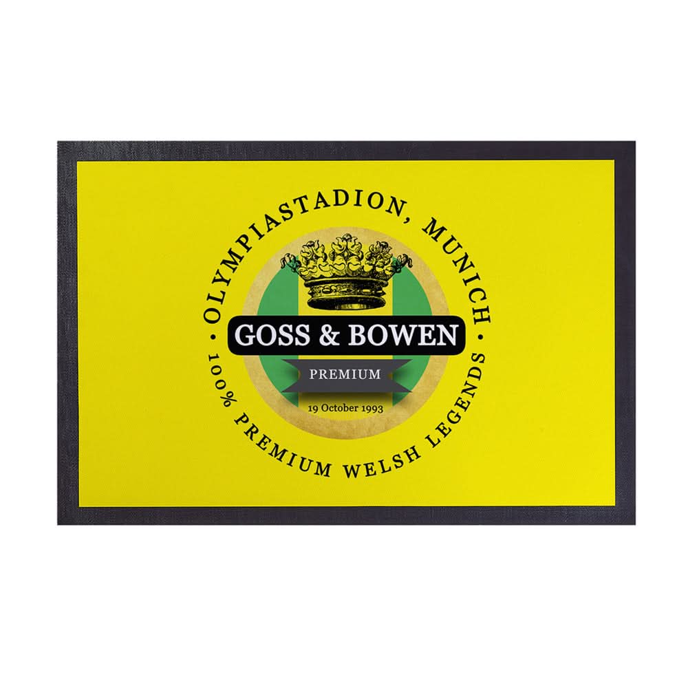 Norwich Goss Bowen - Football Legends - Door Mat -60cm X 40cm