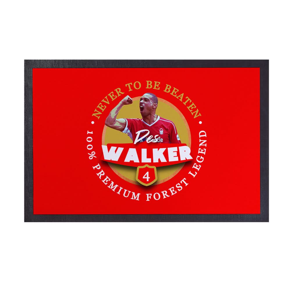 Nottingham Walker - Football Legends - Door Mat -60cm X 40cm