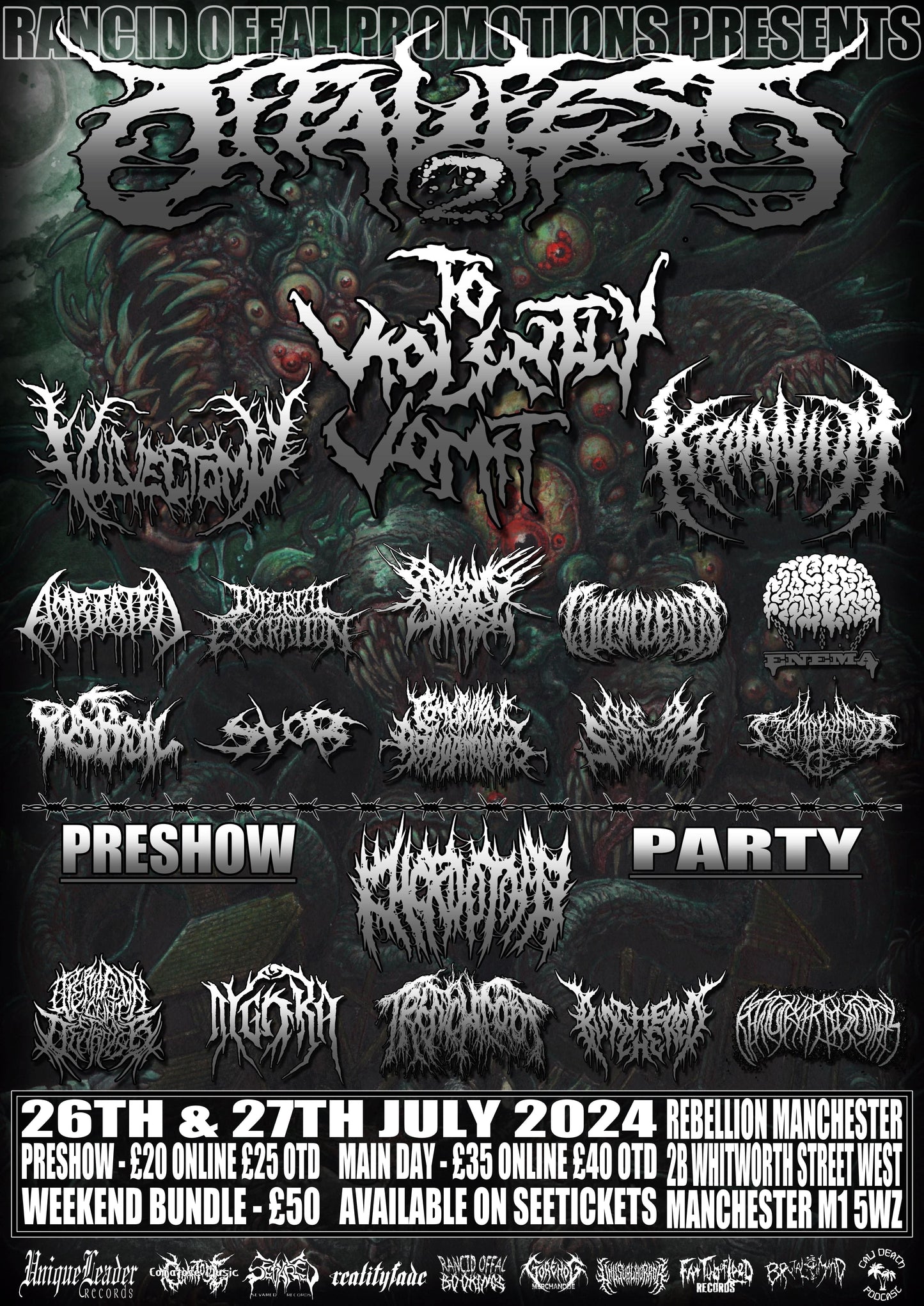 Offal Fest 2024 A3 Poster