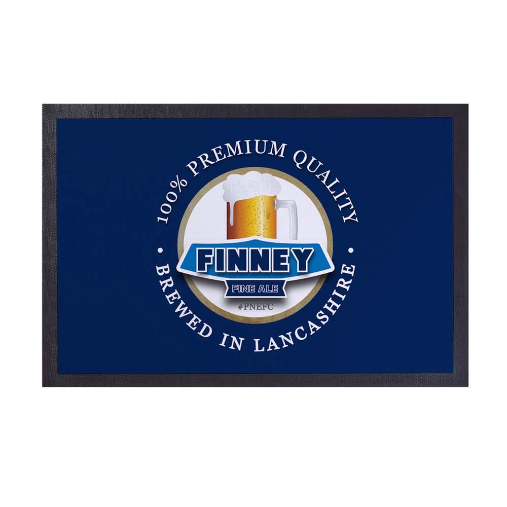 Preston Finney - Football Legends - Door Mat -60cm X 40cm