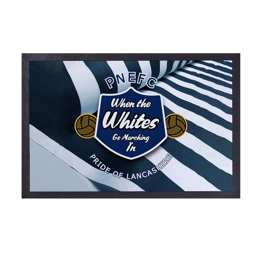 Preston Marching - Football Legends - Door Mat -60cm X 40cm