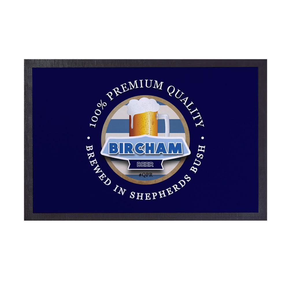 QPR Bircham - Football Legends - Door Mat -60cm X 40cm