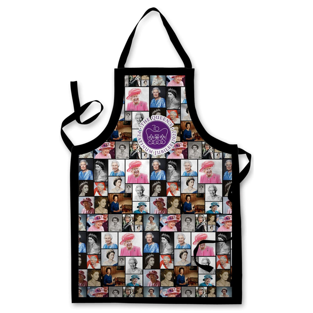 Jubilee - Queen Collage - Adult Apron