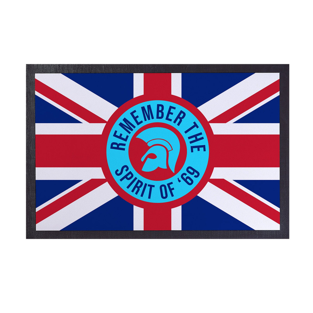 Remember The Spirit Of 69 - Blue - Door Mat - 60cm x 40cm