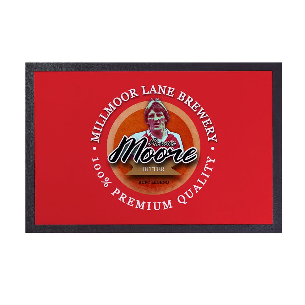 Rotherham Moore - Football Legends - Door Mat -60cm X 40cm