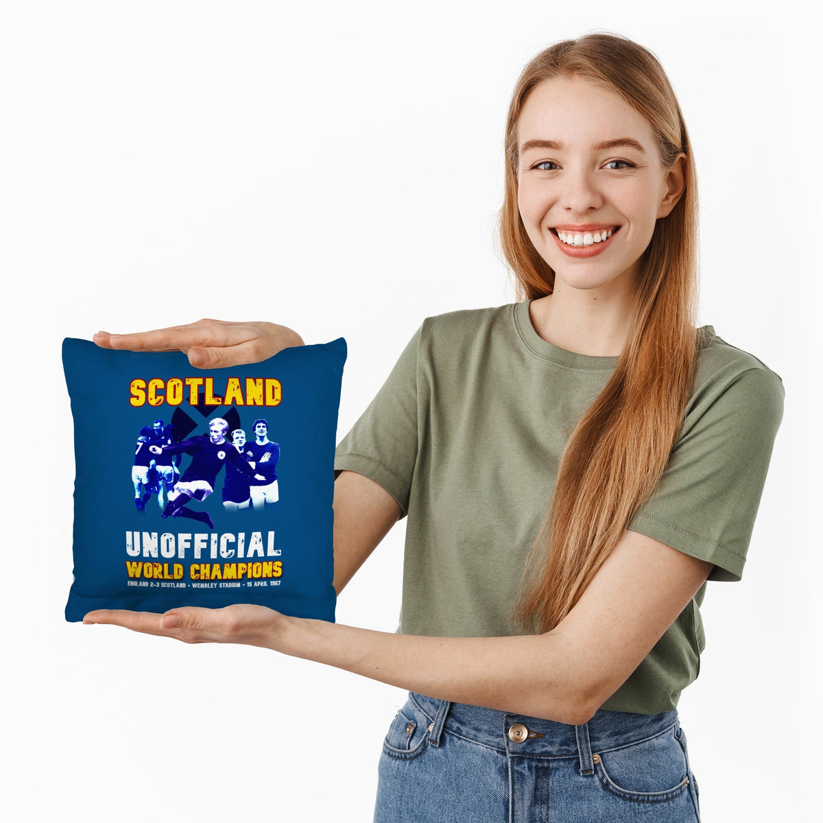 Scotland 1967 World Champions Cushion - Two Sizes