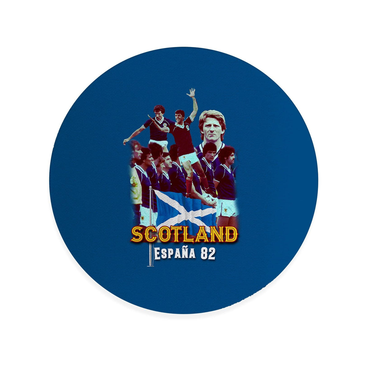 Scotland 1982 World Champions - Drinks Coaster - Square Or Circle