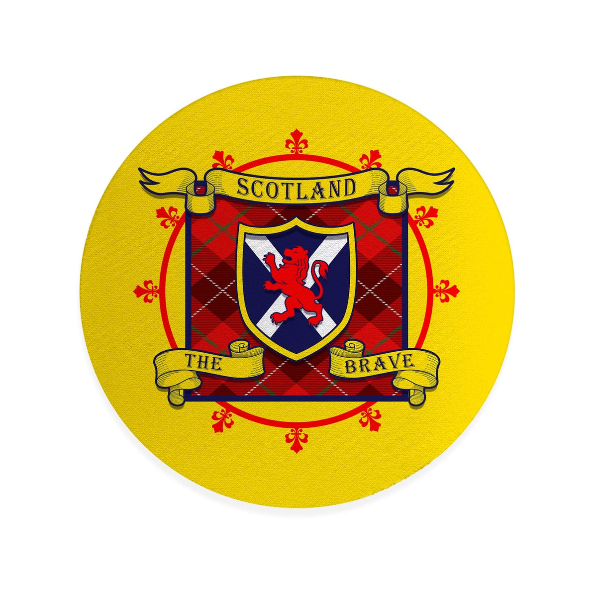Scotland The Brave - Drinks Coaster - Square Or Circle